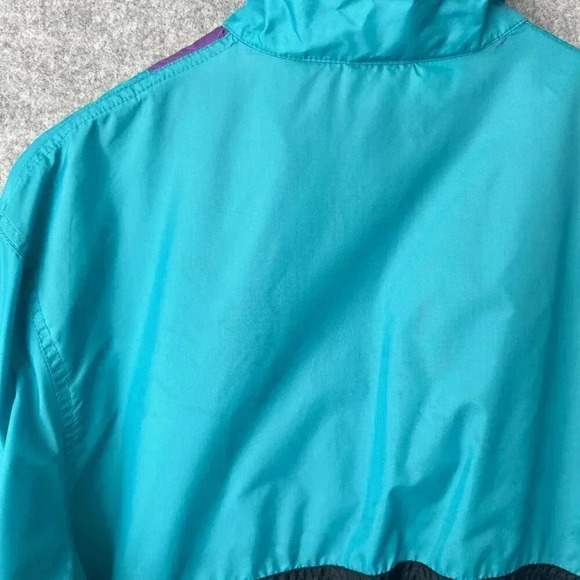 Vintage 90s Hind Windbreaker Womens Medium Colorblock Packable Outdoors Jacket - Picture 7 of 14